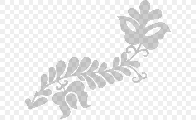 Flowering Plant Petal Leaf Line Clip Art, PNG, 633x500px, Flowering Plant, Black And White, Branch, Flora, Flower Download Free