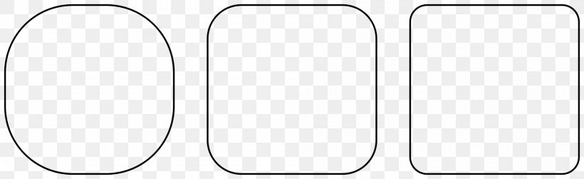 Squircle Square Rectangle Information, PNG, 2000x613px, Squircle, Area, August 24, Black And White, Definition Download Free