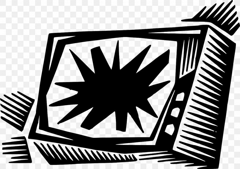 Television Free-to-air Clip Art, PNG, 1280x904px, Television, Black And White, Brand, Freetoair, Logo Download Free