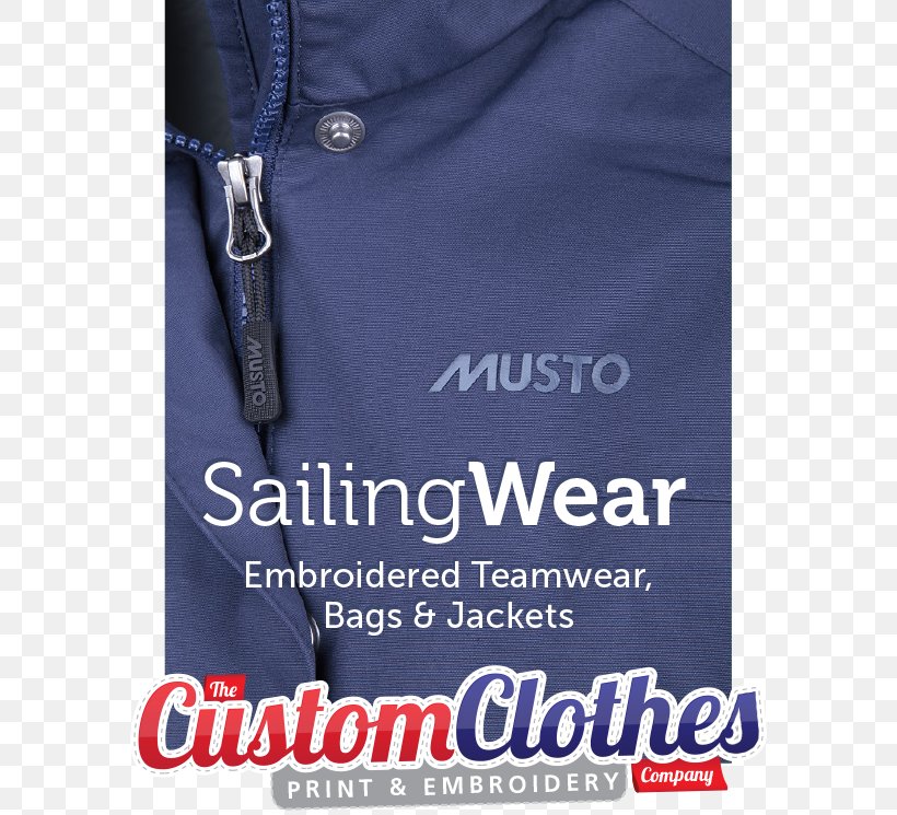 Clothing Jacket T-shirt Sleeve Sailing, PNG, 594x745px, Clothing, Advertising, Brand, Denim, Electric Blue Download Free