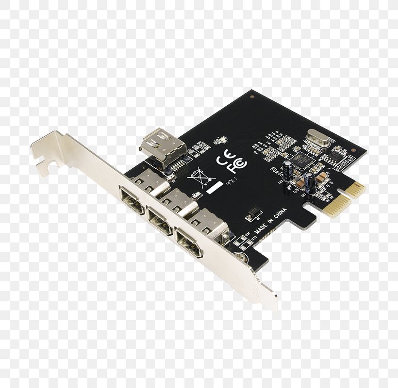 PCI Express Conventional PCI IEEE 1394 USB 3.0 Controller, PNG, 800x800px, Pci Express, Cable, Computer, Computer Component, Computer Hardware Download Free