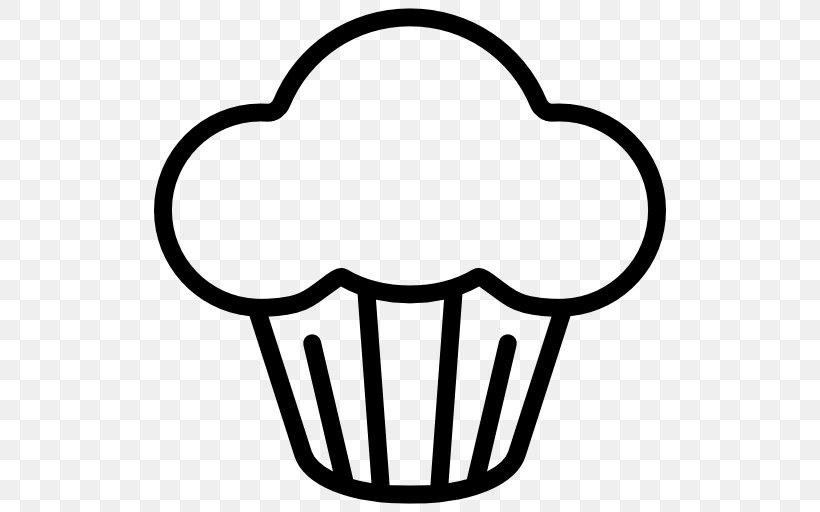 English Muffin Cupcake Bakery Breakfast, PNG, 512x512px, Muffin, Bakery, Baking, Black, Black And White Download Free