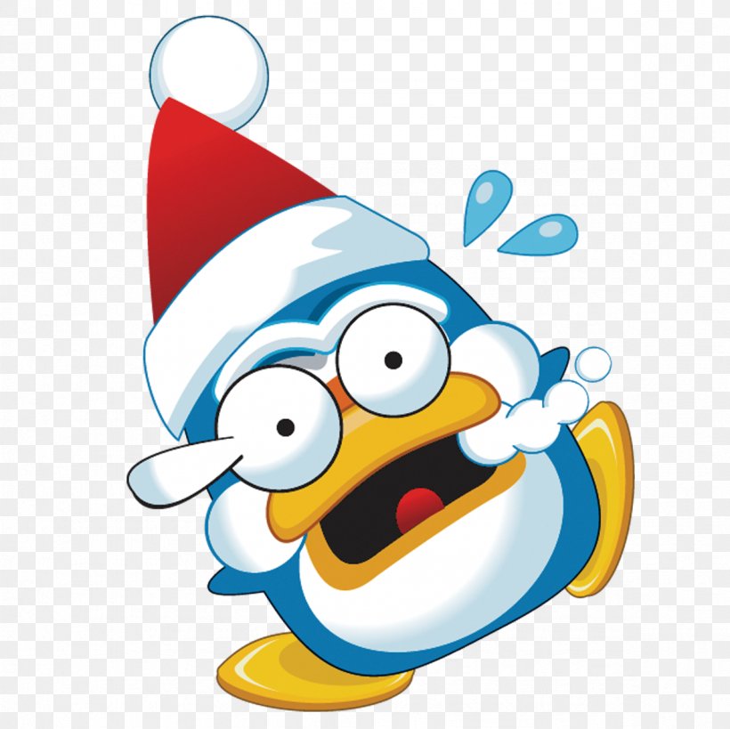 Penguin Christmas Cartoon, PNG, 1181x1181px, Penguin, Beak, Cartoon, Chinstrap Penguin, Christmas Download Free