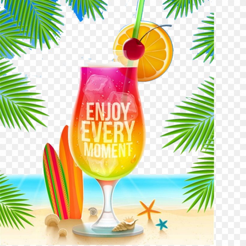 Summer Royalty-free Photography Illustration, PNG, 1000x1000px, Summer, Beach, Cocktail, Cocktail Garnish, Drawing Download Free