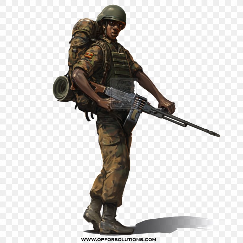 Uganda Soldier Military Army Infantry, PNG, 1024x1024px, Uganda, Action Figure, Army, Battle Dress Uniform, Figurine Download Free