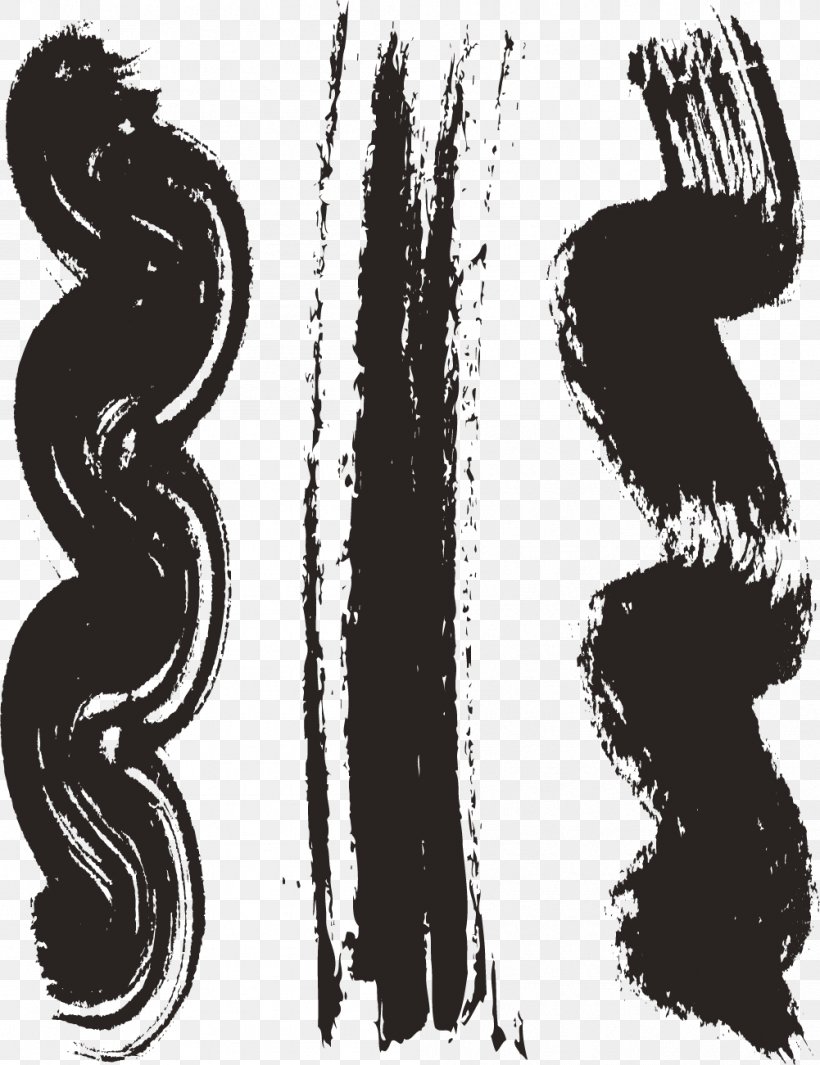 Chinese Calligraphy Ink Brush, PNG, 1001x1301px, Calligraphy, Art, Black And White, Brush, Chinese Calligraphy Download Free