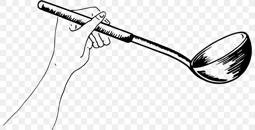 Ladle Clip Art, PNG, 800x418px, Ladle, Arm, Black And White, Drawing, Line Art Download Free