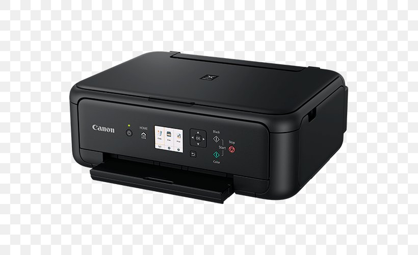 Printer Canon Inkjet Printing Image Scanner, PNG, 800x500px, Printer, Canon, Color Printing, Compatible Ink, Electronic Device Download Free