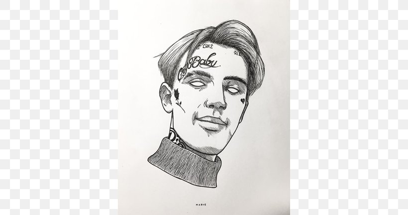 Lil Peep portrait  Domestika