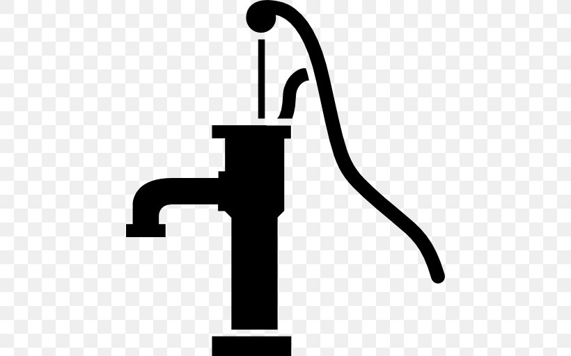 Water Well Pump Hand Pump, PNG, 512x512px, Pump, Artwork, Black And White, Fuel Dispenser, Hand Pump Download Free