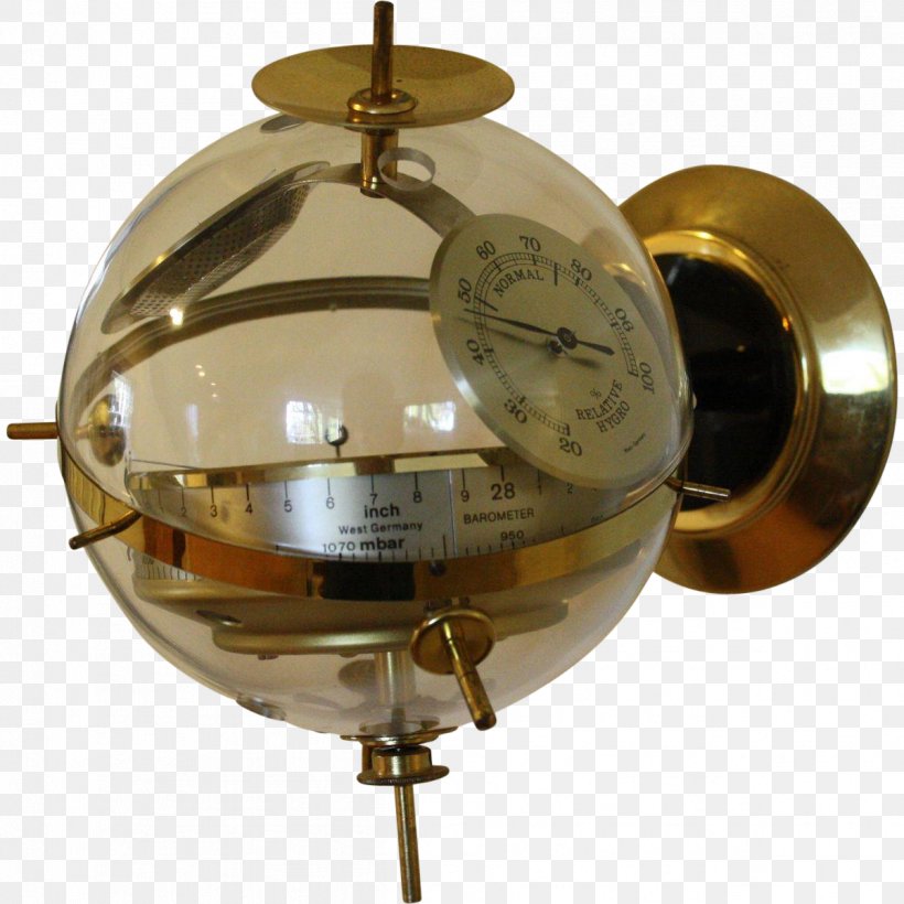 Aneroid Barometer Weather Station West Germany Thermometer, PNG, 1201x1201px, Barometer, Aneroid Barometer, Antique, Brass, Google Chrome Download Free