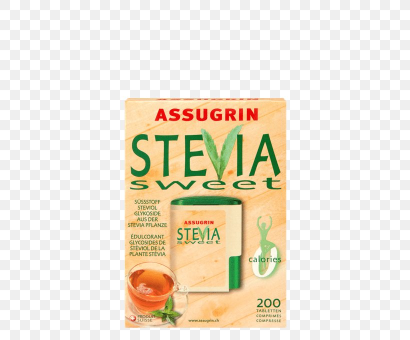 Stevia Assugrin Sugar Substitute Candyleaf, PNG, 500x680px, Stevia, Aspartame, Calorie, Candyleaf, Flavor Download Free