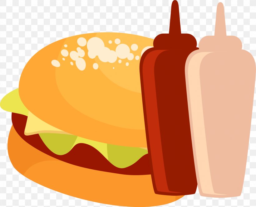 Hamburger Hot Dog Fast Food, PNG, 1596x1294px, Hamburger, Bottle, Cartoon, Cuisine, Fast Food Download Free