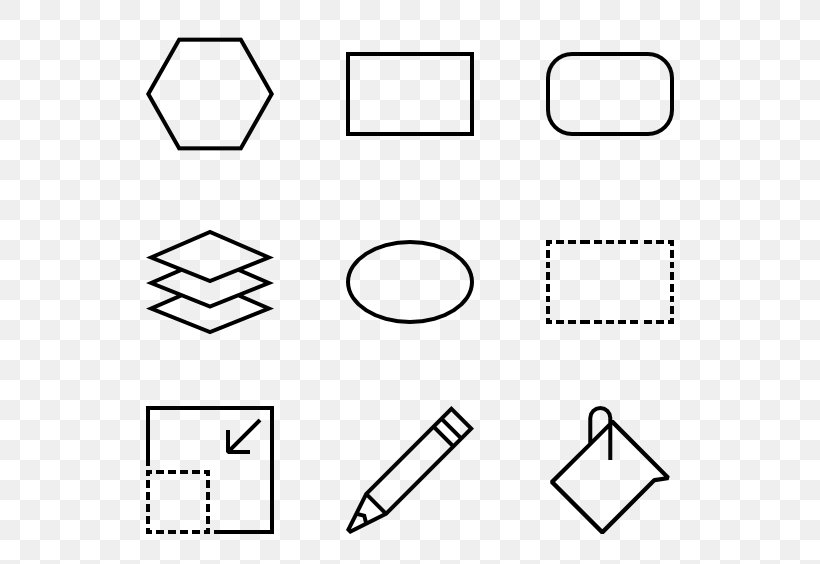 Triangle Geometric Shape Geometry Square, PNG, 600x564px, Triangle, Area, Black, Black And White, Brand Download Free