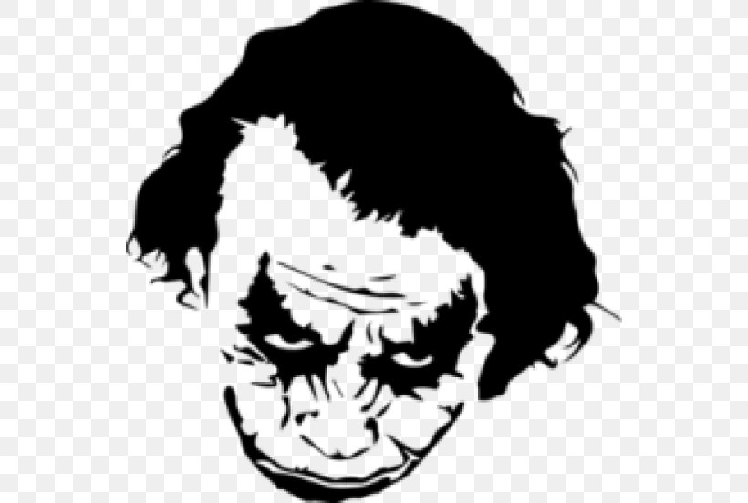 Joker Harley Quinn Stencil Art, PNG, 630x552px, Joker, Art, Black, Black And White, Dark Knight Download Free