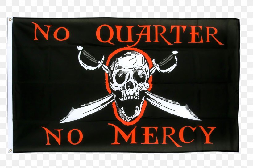 Jolly Roger Flag No Quarter Piracy Fahne, PNG, 1500x1000px, Jolly Roger, Banner, Brand, Calico Jack, English Download Free