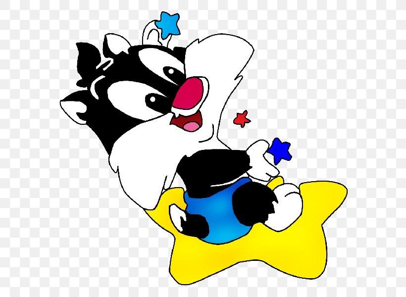 Sylvester Jr. Tweety Tasmanian Devil Daffy Duck, PNG, 600x600px, Sylvester, Animated Cartoon, Art, Artwork, Baby Looney Tunes Download Free