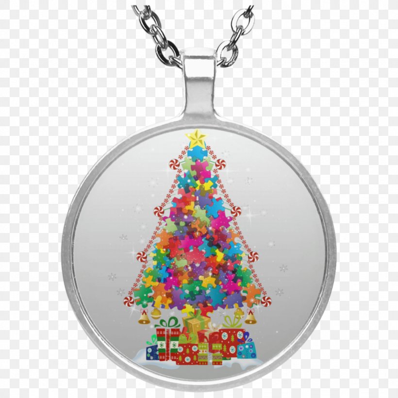 Christmas Day Christmas Tree Gift Christmas Ornament Autism, PNG, 1024x1024px, Christmas Day, Autism, Birthday, Boyfriend, Charms Pendants Download Free
