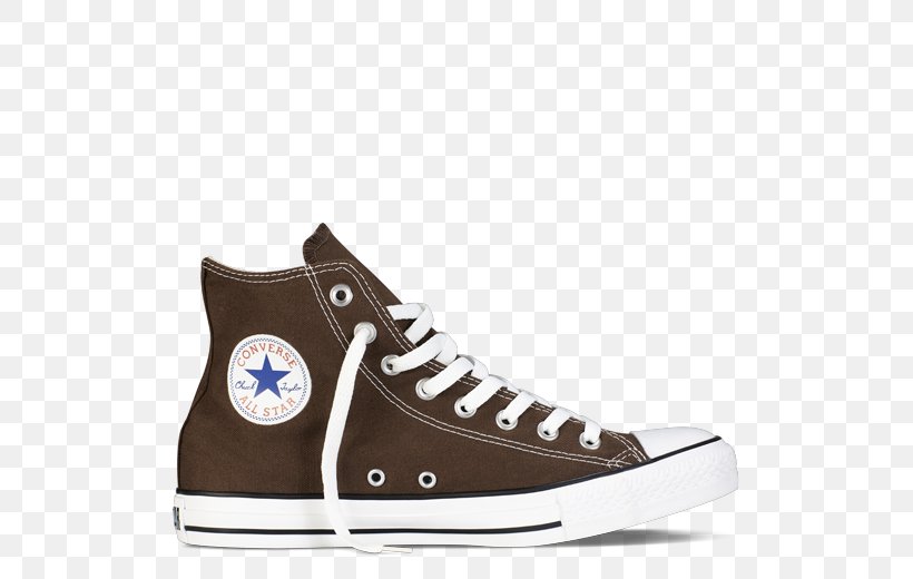 Chuck Taylor All-Stars Converse Shoe Sneakers High-top, PNG, 520x520px, Chuck Taylor Allstars, Black, Boot, Brand, Brown Download Free