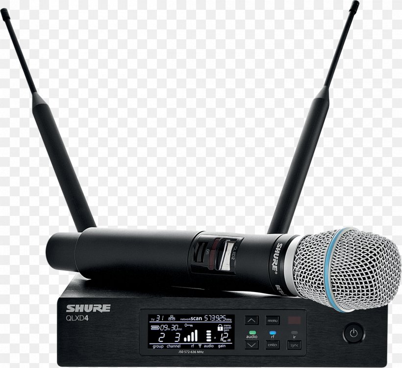Shure SM58 Wireless Microphone Shure Beta 58A, PNG, 1200x1099px, Shure Sm58, Audio, Audio Equipment, Digital Audio, Electronic Device Download Free