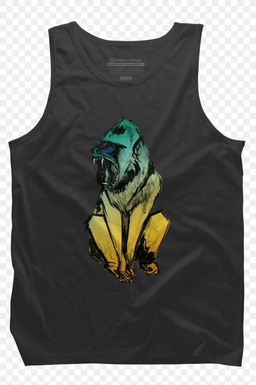 T-shirt Sleeveless Shirt Outerwear Animal, PNG, 1200x1800px, Tshirt, Animal, Clothing, Green, Outerwear Download Free