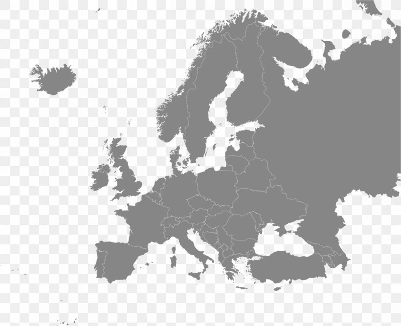 Europe Blank Map Mapa Polityczna, PNG, 1200x977px, Europe, Atlas, Black, Black And White, Blank Map Download Free