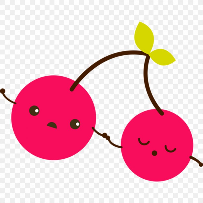 Fruit Clip Art Cherries Image, PNG, 1000x1000px, Fruit, Cartoon, Cerasus, Cherries, Cuteness Download Free