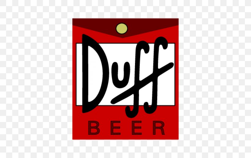 Homer Simpson Duff Beer Logo, PNG, 518x518px, Homer Simpson, Area, Beer, Brand, Duff Beer Download Free