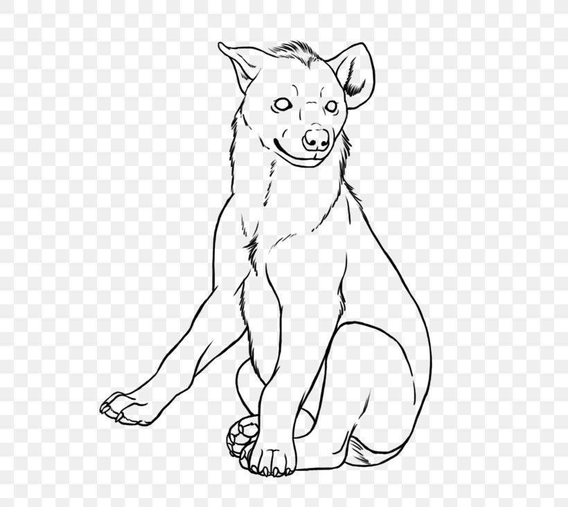 Whiskers Spotted Hyena Line Art DeviantArt, PNG, 600x733px, Whiskers, Animal Figure, Art, Artist, Artwork Download Free