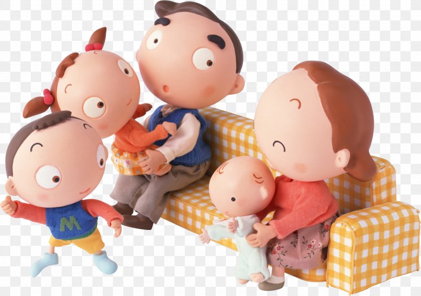 Cartoon Family Clip Art, PNG, 2466x1739px, Cartoon, Baby Toys, Child, Doll, Drawing Download Free