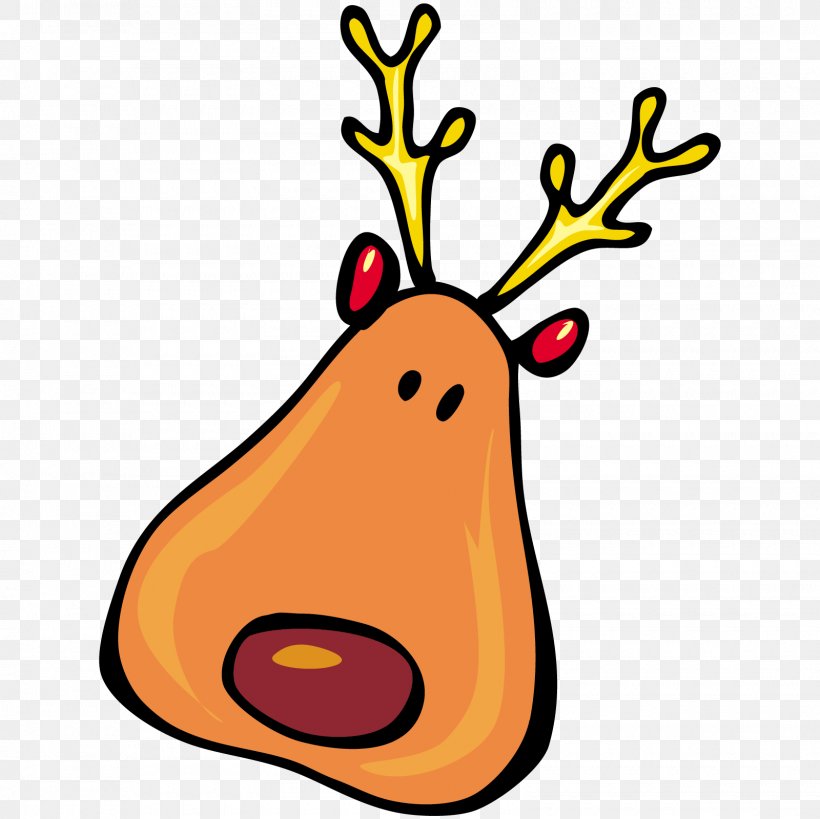 Santa Claus's Reindeer Santa Claus's Reindeer Rudolph Clip Art, PNG, 1600x1600px, Reindeer, Christmas Day, Deer, Mrs Claus, Nose Download Free