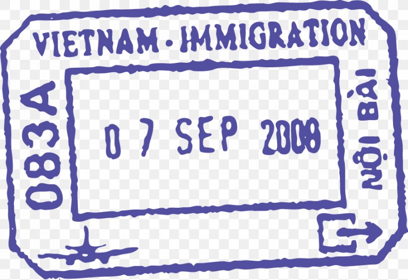 Hanoi Noi Bai International Airport Gatwick Airport Passport Stamp, PNG, 904x620px, Hanoi, Airport, Area, Blue, Border Control Download Free