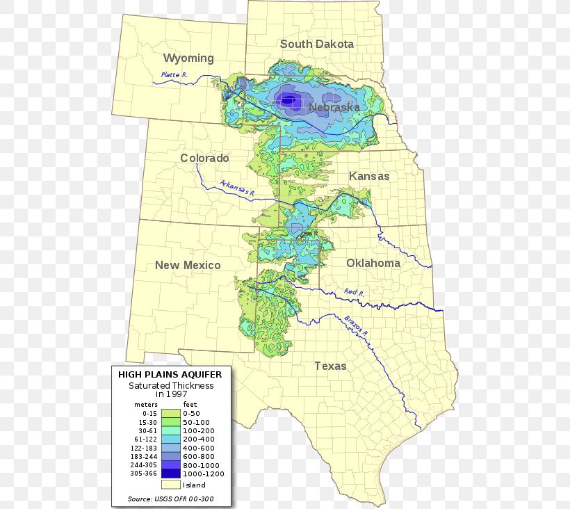 Ogallala Aquifer Water Table High Plains, PNG, 500x732px, Ogallala Aquifer, Aquifer, Area, Atlas, Ecoregion Download Free