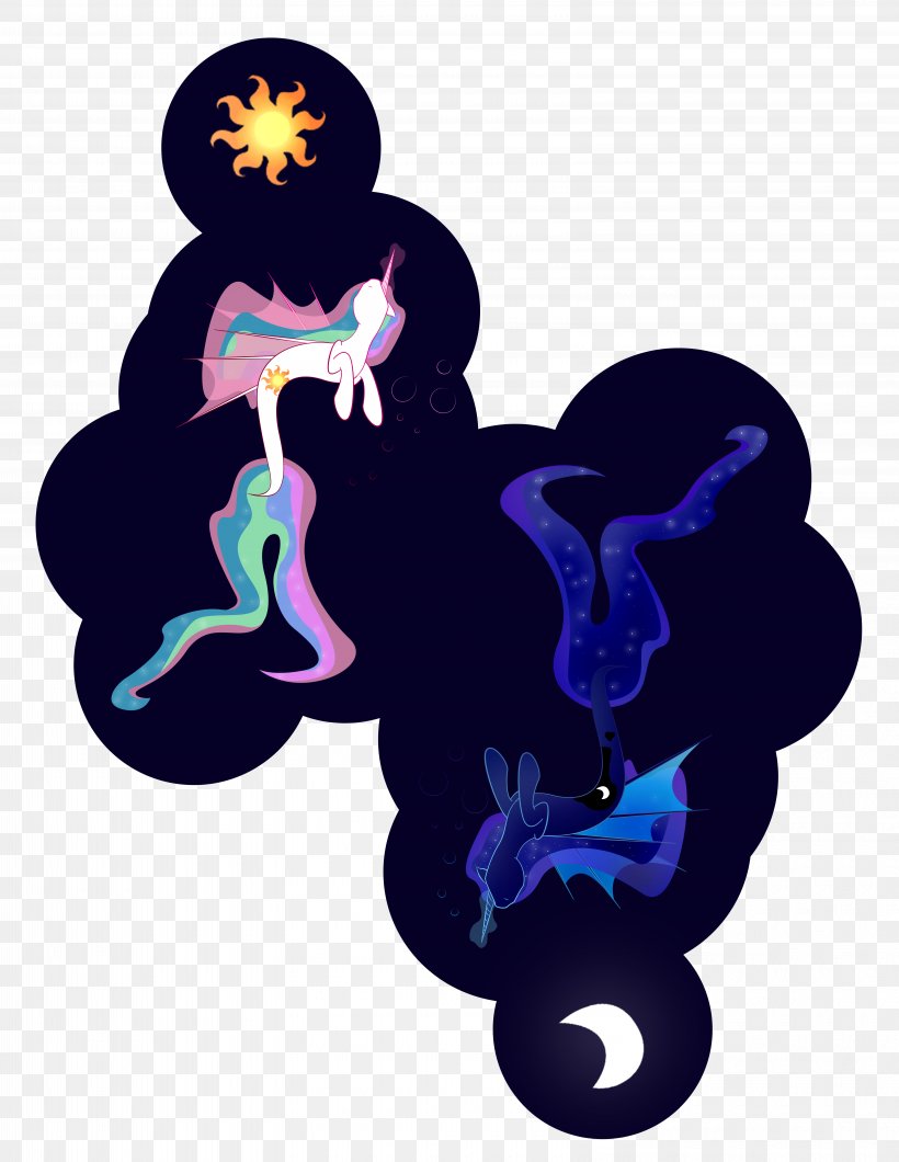 Princess Luna Princess Celestia Pony Image Yin And Yang, PNG, 6400x8275px, Princess Luna, Art, Deviantart, Fan Art, Fictional Character Download Free