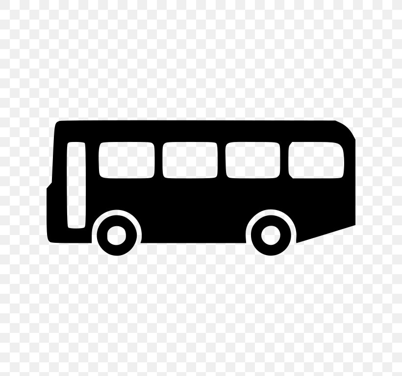 Tour Bus Service Clip Art: Transportation Coach School Bus, PNG, 768x768px, Bus, Area, Black, Brand, Bus Interchange Download Free