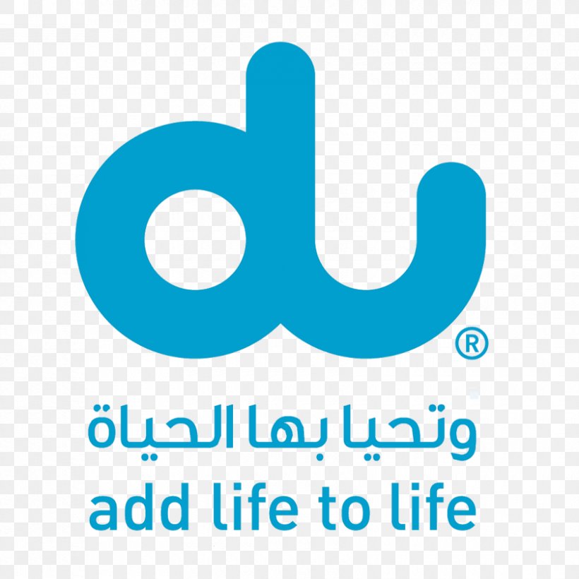 Du (Emirates Integrated Telecommunications Company) Du (Emirates Integrated Telecommunications Company) Telephone Company Telecommunications In The United Arab Emirates, PNG, 840x840px, Telecommunication, Area, Blue, Brand, Customer Service Download Free