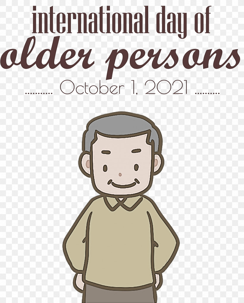 International Day For Older Persons Older Person Grandparents, PNG, 2414x3000px, International Day For Older Persons, Ageing, Cartoon, Character, Face Download Free
