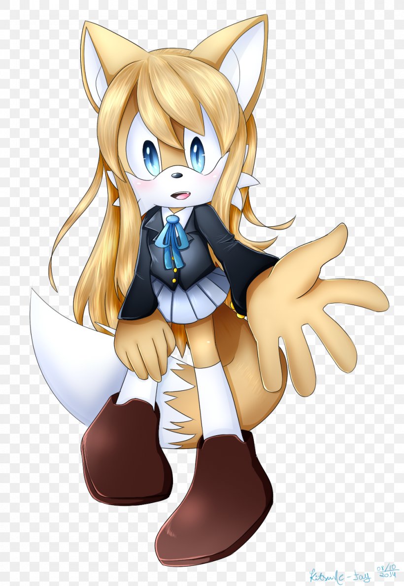 Tsumugi Kotobuki Kitsune Character Red Fox Arctic Fox, PNG, 1000x1450px, Watercolor, Cartoon, Flower, Frame, Heart Download Free
