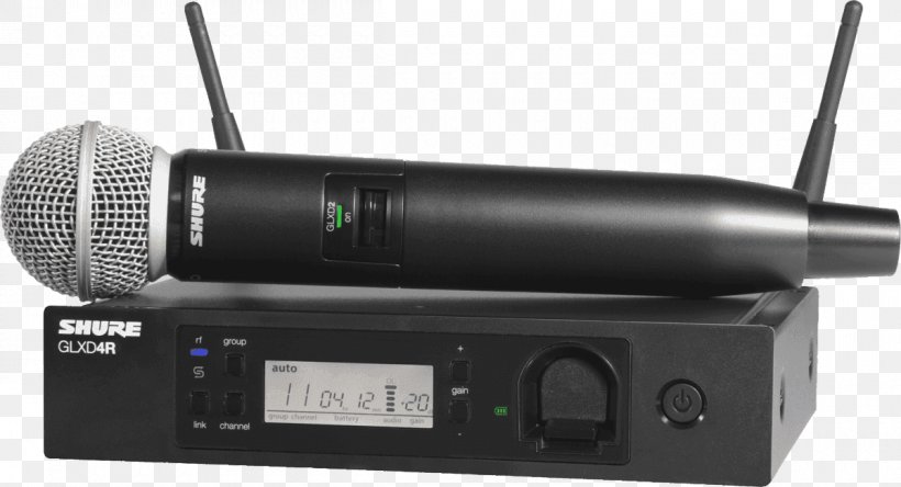 Wireless Microphone Shure SM58, PNG, 1200x650px, Microphone, Audio, Audio Equipment, Electronics, Headphones Download Free