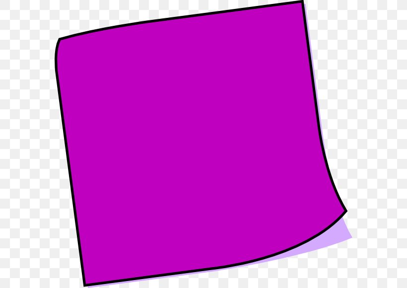 Post-it Note Desktop Wallpaper Purple Clip Art, PNG, 600x580px, Postit Note, Area, Blog, Document, Magenta Download Free