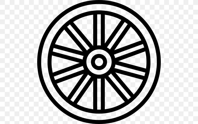 Icon Design Clip Art, PNG, 512x512px, Icon Design, Area, Bicycle Part, Bicycle Wheel, Black And White Download Free