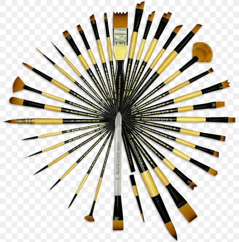 Paintbrush Watercolor Painting Art, PNG, 810x830px, Brush, Acrylic Paint, Art, Black Gold, Bristle Download Free