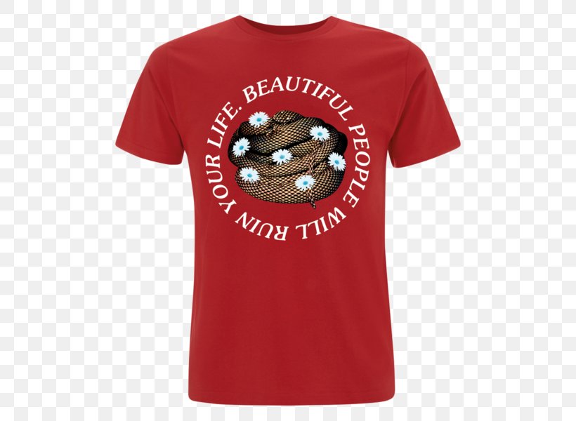 T-shirt Hoodie The Wombats Beautiful People Will Ruin Your Life, PNG, 600x600px, Tshirt, Active Shirt, Bluza, Brand, Clothing Download Free