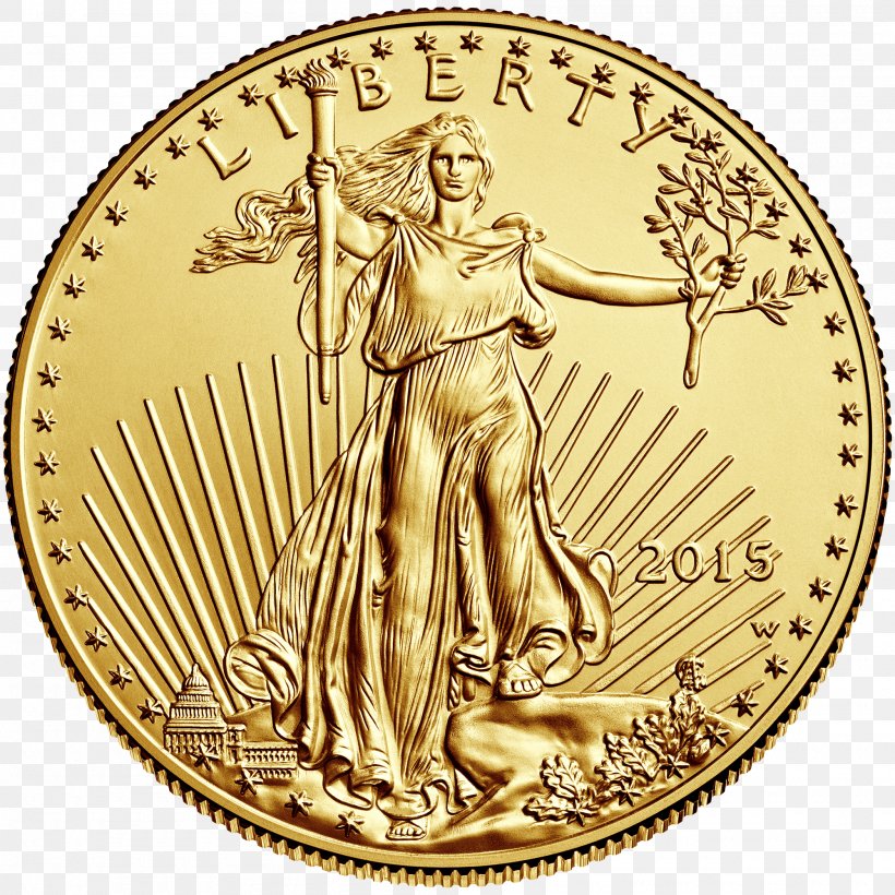 American Gold Eagle Bullion Coin Gold Coin, PNG, 2000x2000px, American Gold Eagle, American Buffalo, Bullion, Bullion Coin, Coin Download Free