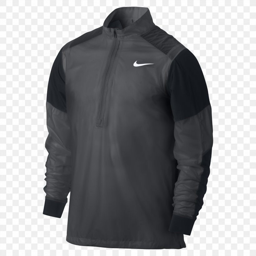 Hoodie Windbreaker Nike Jacket Clothing, PNG, 3144x3144px, Hoodie, Active Shirt, Black, Clothing, Fashion Download Free
