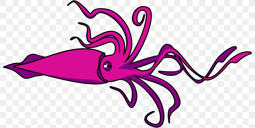 Squid As Food Octopus Free Content Clip Art, PNG, 800x411px, Squid, Area, Artwork, Blog, Butterfly Download Free