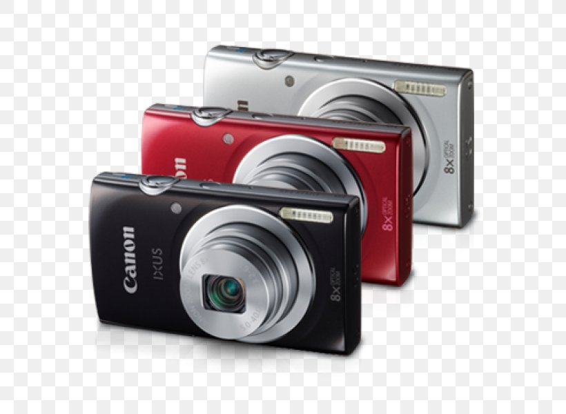 Canon IXUS 145 Canon EOS Point-and-shoot Camera, PNG, 600x600px, 8x Optical Zoom, 16 Mp, Canon Ixus 145, Camera, Camera Lens Download Free