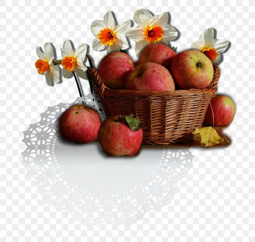 Flower HTML5 Video Still Life Photography Video File Format Apple, PNG, 898x852px, Flower, Apple, Basket, Diet Food, Food Download Free