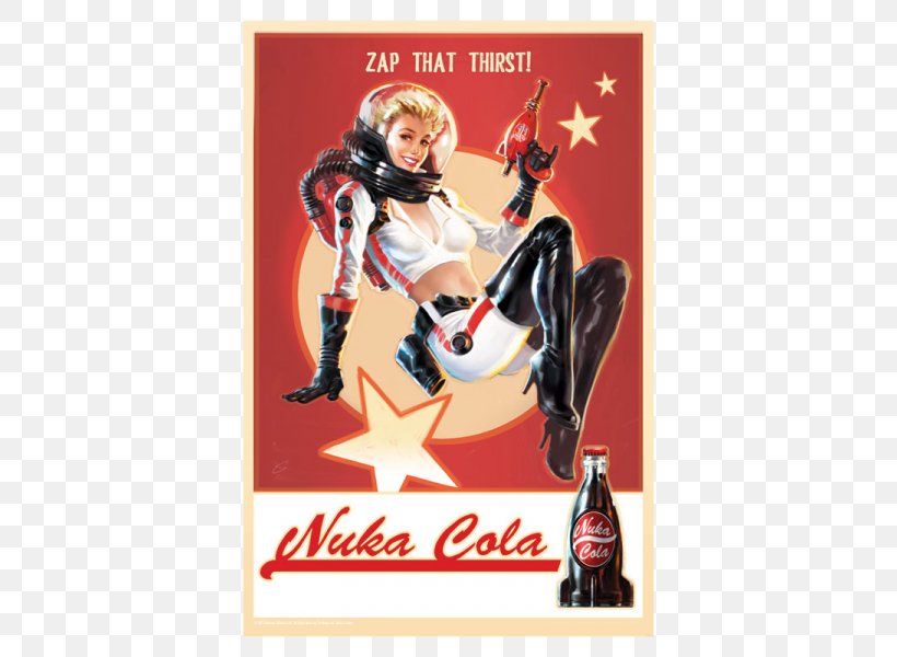 Fallout 4: Nuka-World Poster Cola Printing, PNG, 600x600px, Fallout 4 Nukaworld, Advertising, Art, Cola, Fallout Download Free