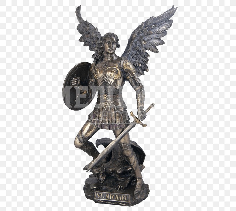 Michael Statue Bronze Sculpture Archangel, PNG, 733x733px, Michael, Angel, Archangel, Bronze, Bronze Sculpture Download Free